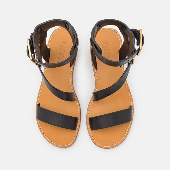 Zadig & Voltaire Leather sandal Cecilia Caprese black heeled sandal Size… - Picture 6 of 17